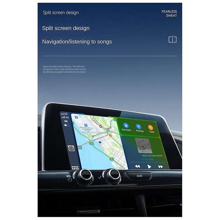 Wireless Carplay Android Adapter 2 in 1 Wireless Adapter Car Adapter Convert Wired Android Auto to