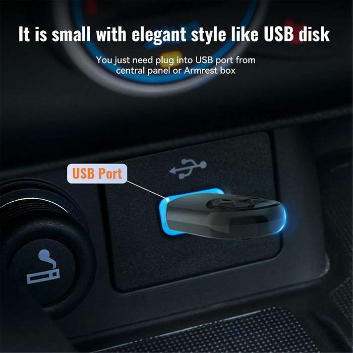 Wireless CarPlay Android Auto Wireless Adapter Smart Mini Box Plug and Play WiFi Fast Connect Univer