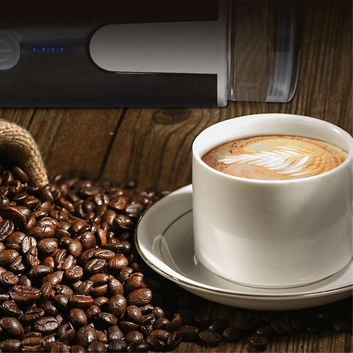 Wireless Electric Coffee Machine 1200mah Usb Rechargeable Outdoor Travel Car Home Portable Fully Aut