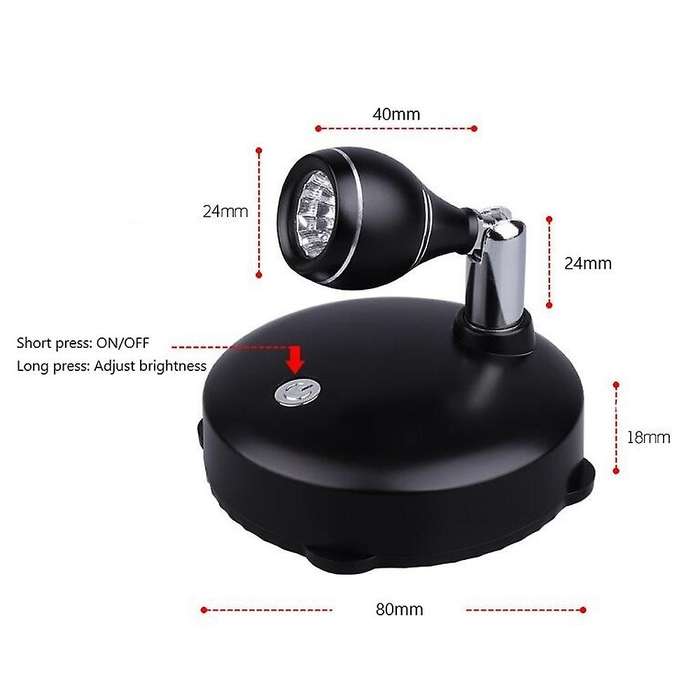 Wireless Spotlight Indoor,battery Operated Accent Lights Art Lights for Paintings,led Wall Light wit