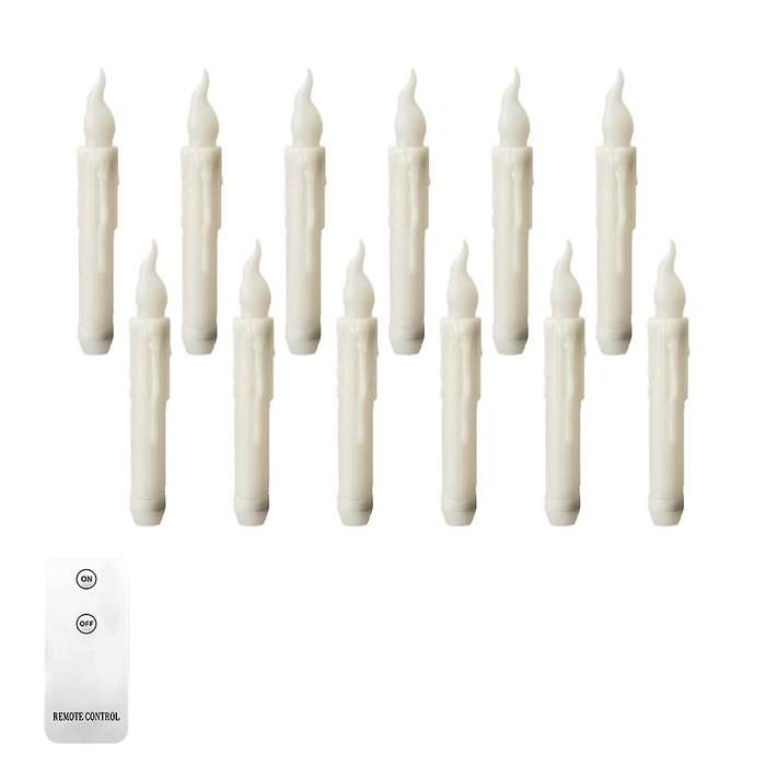 With Remote Control Led Flameless Candles Hanging Flameless Candlesticks Led Taper Candles