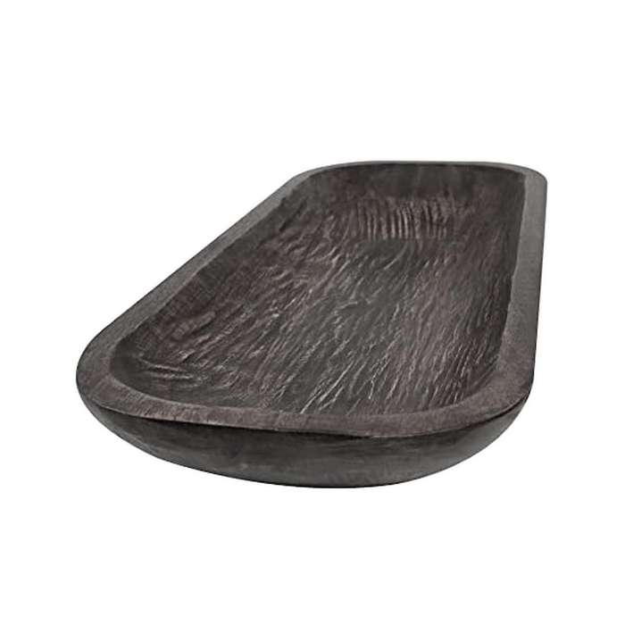 Wooden Dough Bowl Antique Brown Vintage Wood Bowl Wooden Dough Snack Bowls Storage Basket Decoration