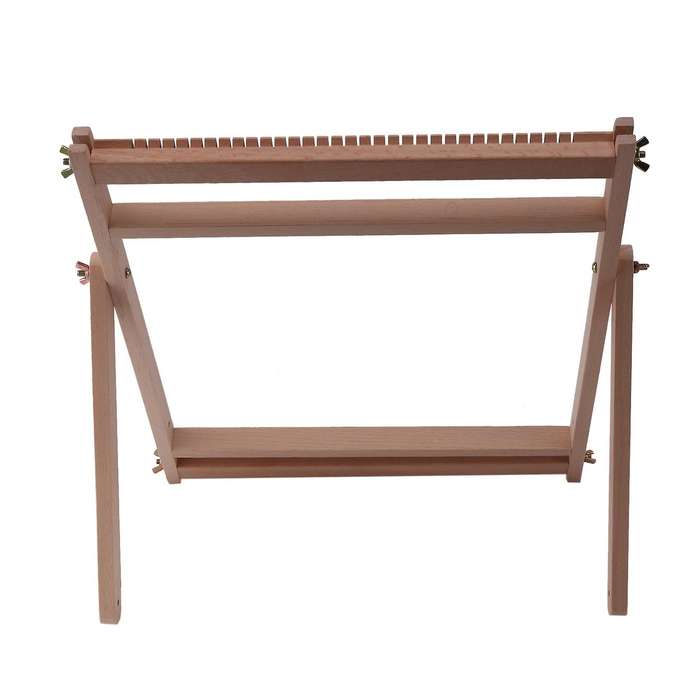 Wooden Weaving Loom with Stand, Multi-Craft Weaving Looms Kit,Weaving Loom Frame Beech Tapestry Loom