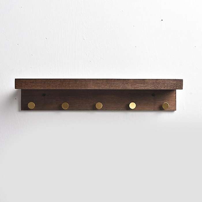 Wooden Wall Mounted Organizer Display Jewelry Hook Holder for Necklace Earrings Ring Scarf Hangers J