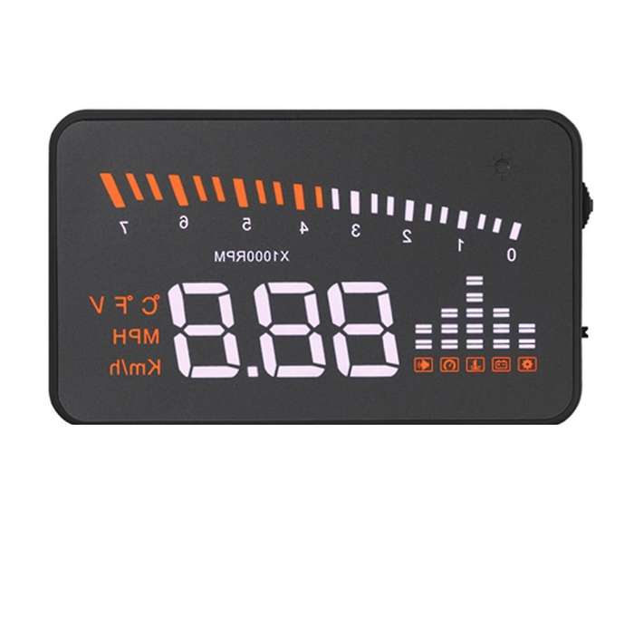 X5 Car HUD Head-Up Display OBD Speed Projector Universal