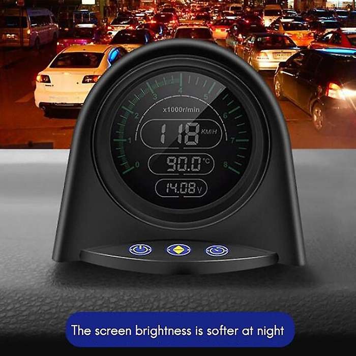 X70 Car HUD OBD Smart Speedometer with Color HD LCD Screen Speed Alarm Display for Cars