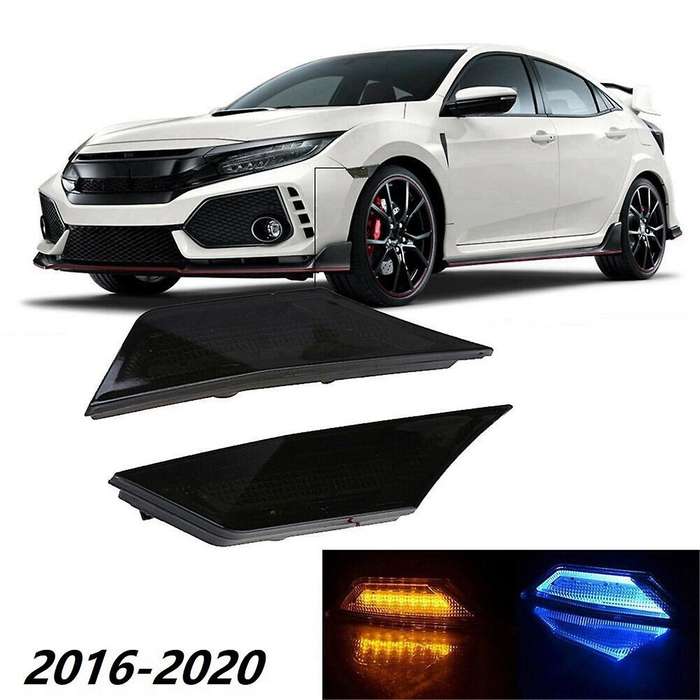 Yellow+blue Turn Signal Lights Side Lights Car for 10th Generation 2016-2020