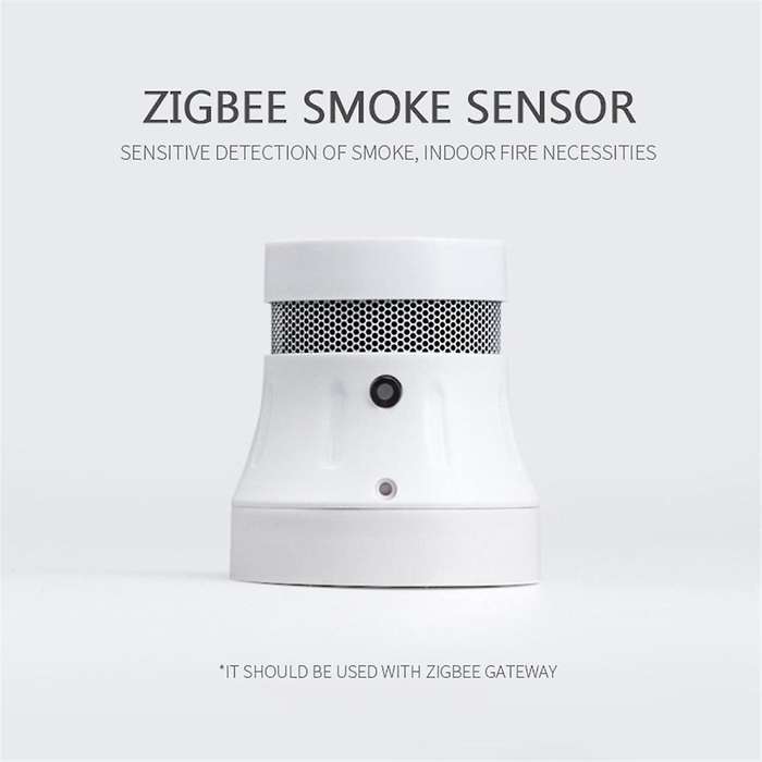 Zigbee Graffiti Smoke Detector App Notification Wireless Smoke Sensor Multifunctional Portable Smar