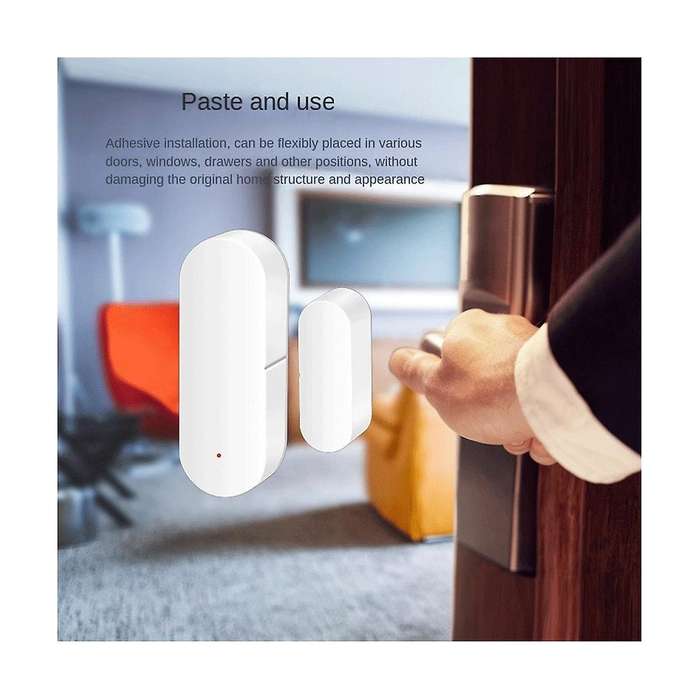 Zigbee Door Magnetic Sensor Tuya Smart TUAY Window Door Opening Home Reminder Anti-Theft Induction