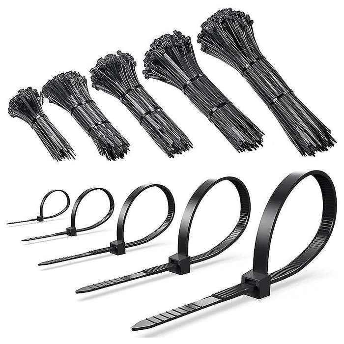 Zip Ties/Cable Zip High Strength Heavy Duty,2000 PCS Self-Locking Cable Zip Ties 4+6+8+10+12 Inch Ny