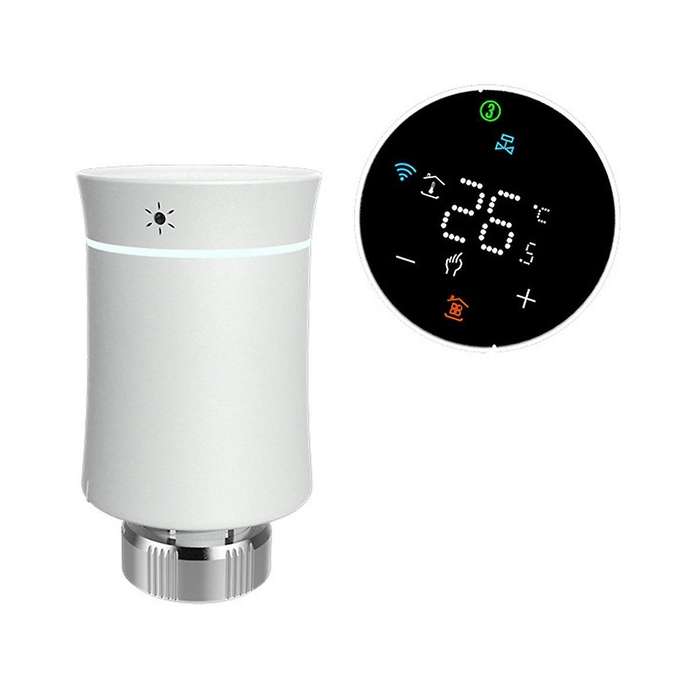 Zigbee3.0 Trv Tuya Radiator Actuator Valve Smart Programmable Thermostat Temperature Heater Control