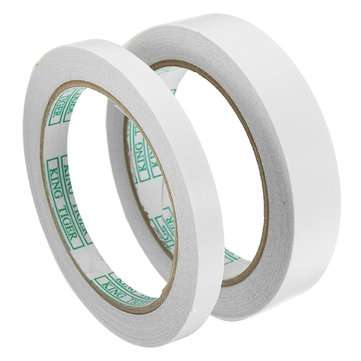 20m Double Sided Tape Oily Adhesive High Temperature Resistant Tape 2 Widths (SIZE: #1)