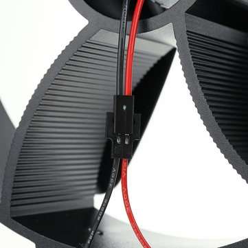 4 Blade Heat Powered Stove Fan Quiet Burning Fire Burner Log Heat Eco Fan with Thermometer