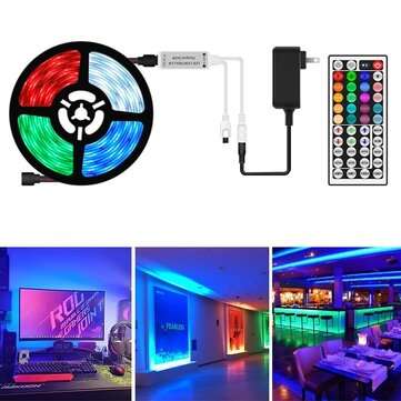 5/10/15/20M RGB 5050 SMD LED Strip Light  Color Changing Tape with 4... (LENGTH: 10M | PLUG: USPLUG)
