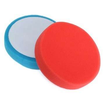 5pcs 6 Inch Flat Sponge Buffing Polishing Pad Kit For Car Polisher