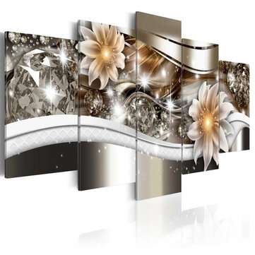 5Pcs Abstract World Map Set High Quality Frameless Canvas Painting Modern Wall Art Ho... (TYPE: K10)