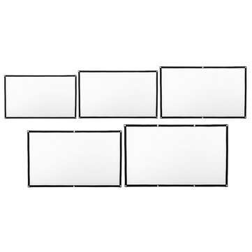 60 72 84 100 120 Inch 16:9 HD Curtain Display Screen Indoor Outdoor Home Theatre (MODEL: D)