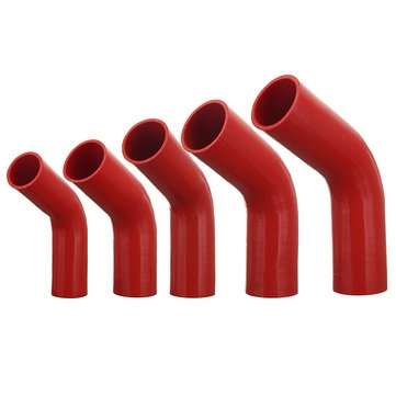 60 Degree Elbow Bend Hose Auto Silicone Hose Rubber Air Water Coolant Joiner Pipe Tube (SIZE: 65MM)