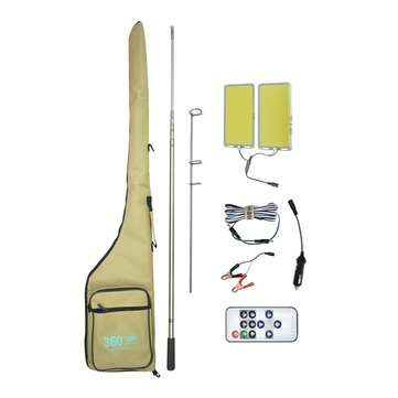 600W COB Outdoor Lantern Rod Fishing Camping Light Remote Control DC12V Portable Emergency Lamp for