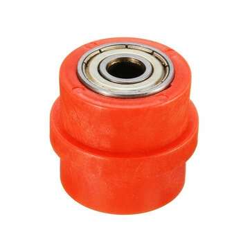 8mm/10mm Chain Roller Pulley Tensioner for Motorcycle Pit Dirt B... (SIZE: 10MM | COLOR.: ORANGERED)