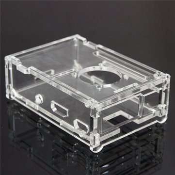 Acrylic Shell With Two Heat Sink For Raspberry Pi 2 Model B & RPI B+