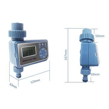 Automatic Irrigation Timer Controller LCD Display Watering Device For Family Garden Greenhouse Plant
