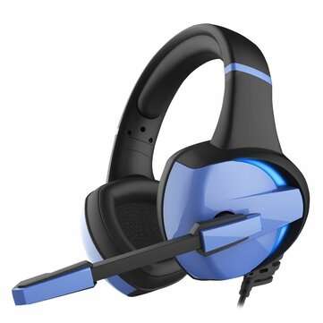 Bakeey GM-7 Stereo Surround Sound Bass Gaming Headset Headphones with Breathing RGB... (COLOR: BLUE)