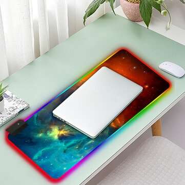 Bakeey USB LED Gaming Mouse Pad RGB Glowing Desk Keyboard Mat Computer Laptop Mat (TYPE: TYPE2)