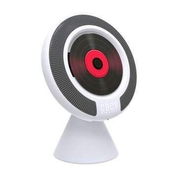 bluetooth Speakers USB Charging Wall-mounted Children`s Learning CD Player Remote Control Timing Fun