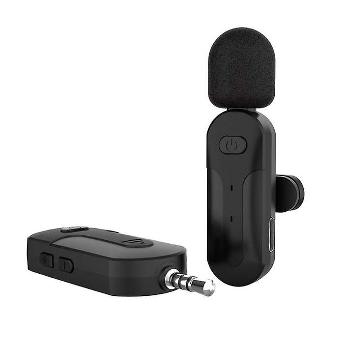 3.5mm Wireless Lavalier Multifunctional Microphone with Bluetooth Expansion(Black)