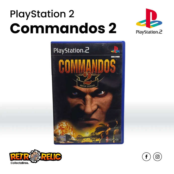 Commandos 2: Men of Courage PlayStation Two (PS2) videogame