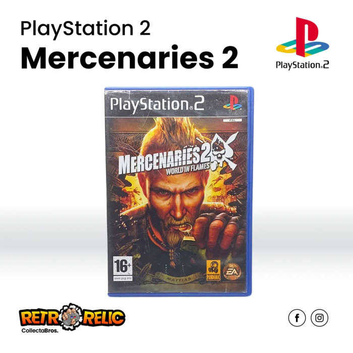 Mercenaries 2: World in Flames PlayStation Two (PS2) videogame - Pre-Owned