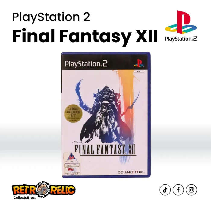 Final Fantasy XII PlayStation Two (PS2) videogame - Pre-Owned
