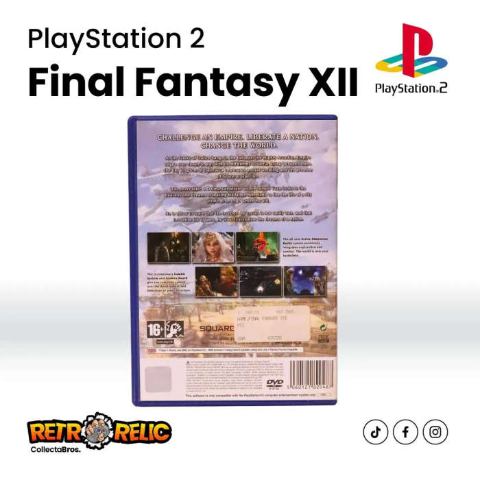 Final Fantasy XII PlayStation Two (PS2) videogame - Pre-Owned