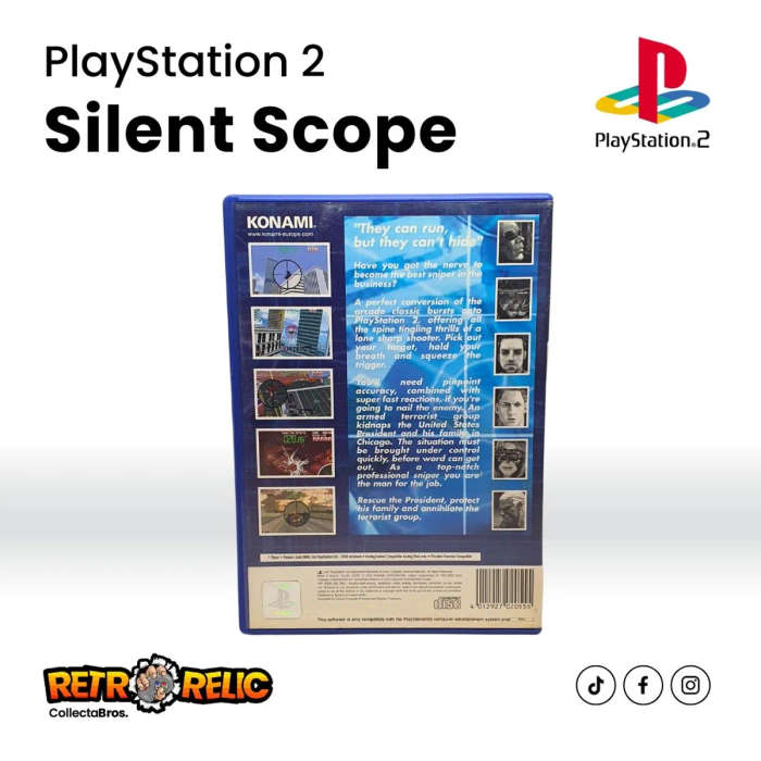 PlayStation Two  Silent Scope (PS2) videogame - Pre-Owned
