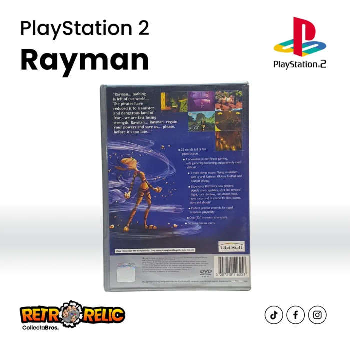 PlayStation Two  Rayman Revolution Platinum (PS2) videogame - Pre-Owned