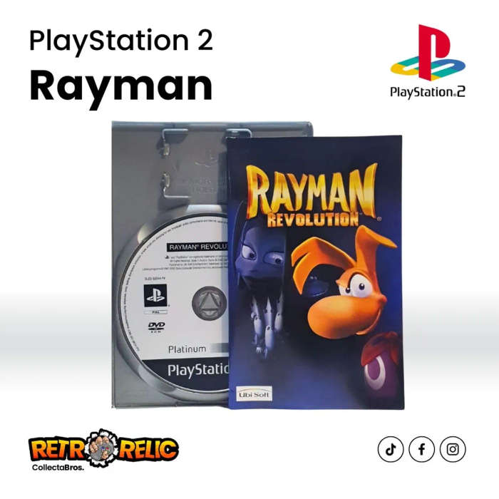PlayStation Two  Rayman Revolution Platinum (PS2) videogame - Pre-Owned