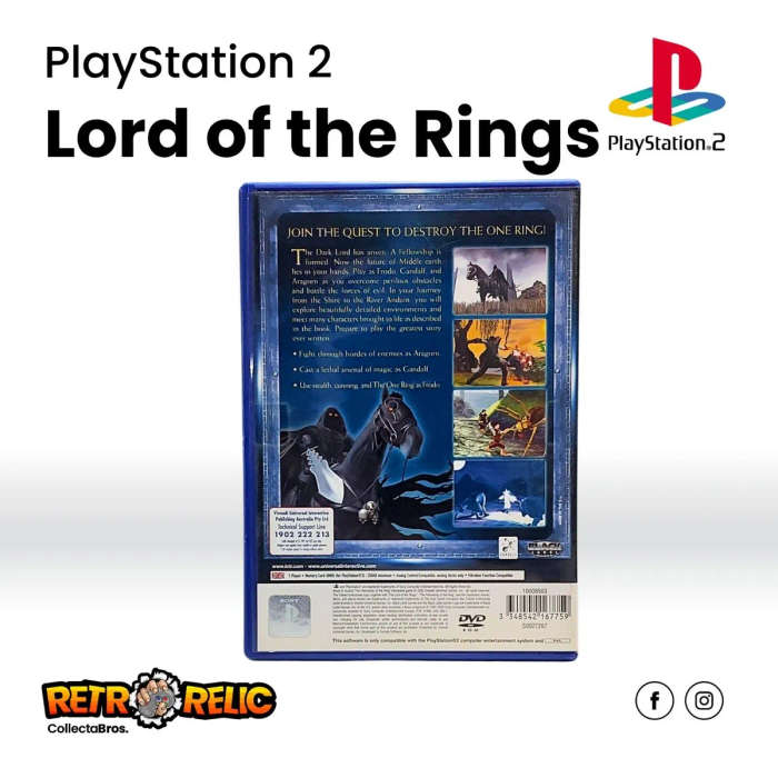 The Lord of the Rings : The Fellowship of the Ring (PS2) videogame - Pre-Owned