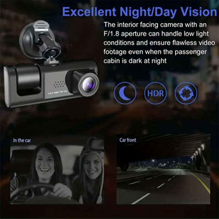 3 Channel DVR Dashcam Device