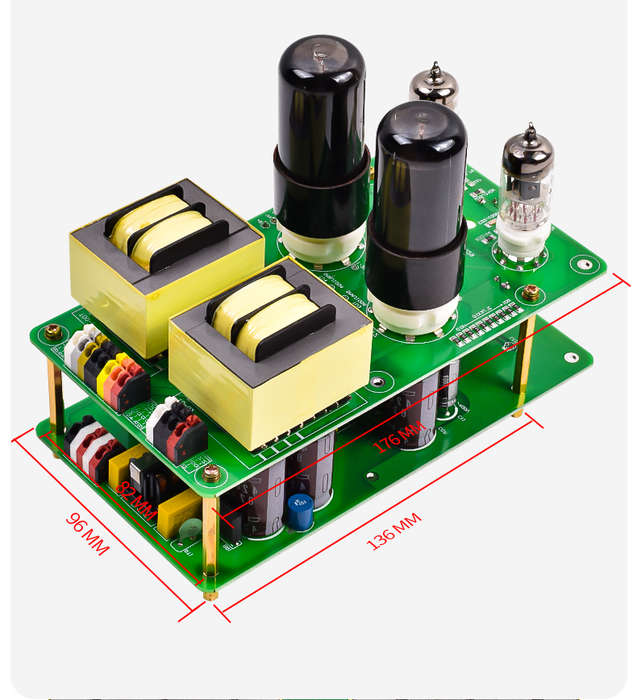 APPJ Single End 6J1 + 6P6P Tube Amplifier Board Class A Power AMP Hifi Vintage Audio Assembled Board