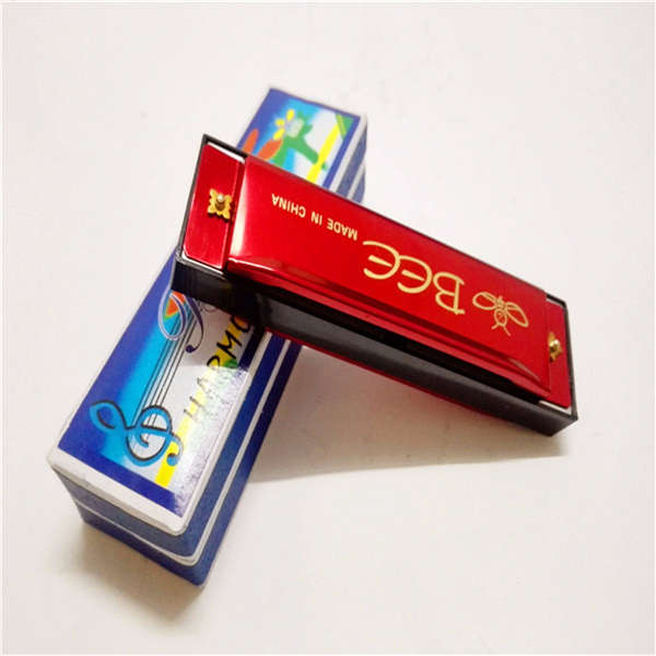 BEE 10 Holes 40 Tone C Key Harmonica Mouth Organ Musical Instrument Gift Toy 