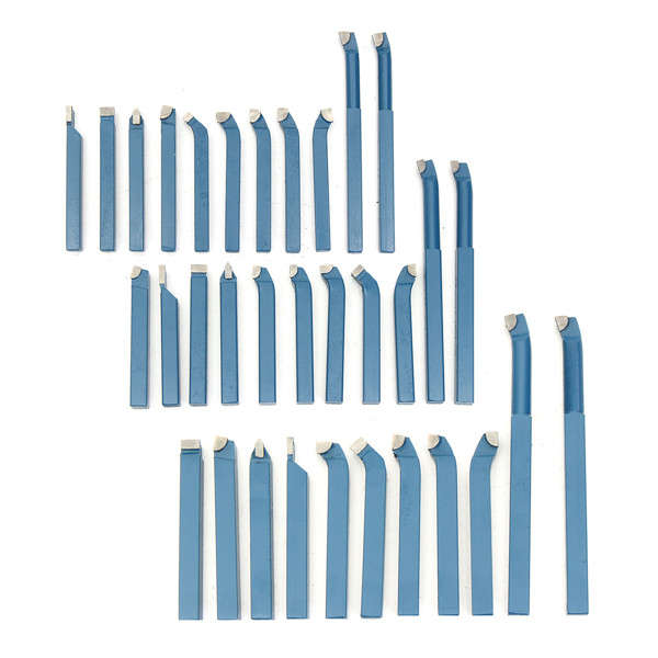 11pcs 8/10/12mm Carbide External Milling Cutting Turning Boring Tool Lathe Tool