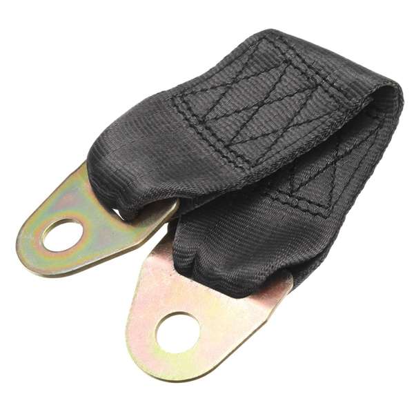 23cm Car Safety Belt Extending Seat Belt Extender Bolt Nut Washer Black