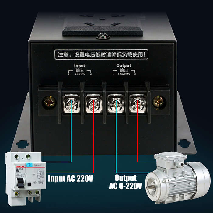 10000W 0-220V SCR High Power Electronic Regulator Variable Regulator Voltage Regulator Converter