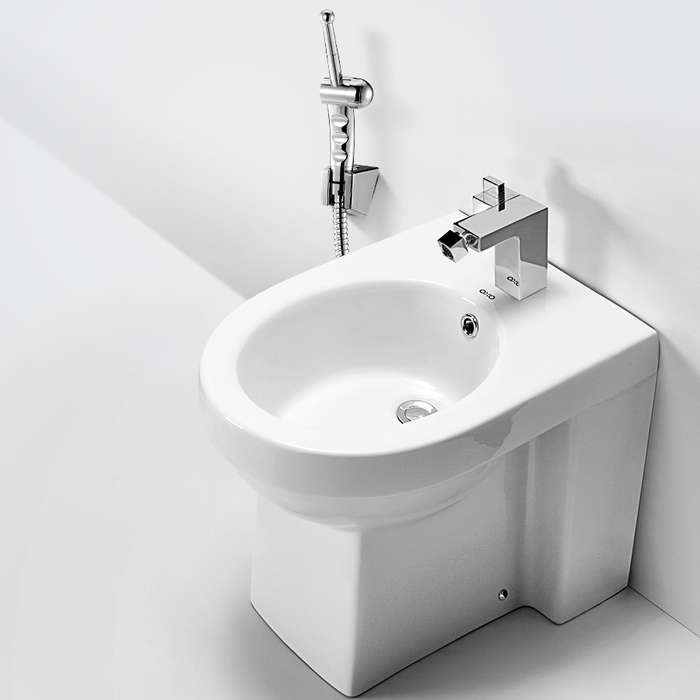 KCASA Manual Operation Toilet Seat Bidet Cleaning Shattaf Bathroom Hand Held Shower Head