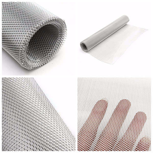 50x300cm Fine Aluminium Modelling Mod Mesh Wire Roll  2mm/3.5mm 