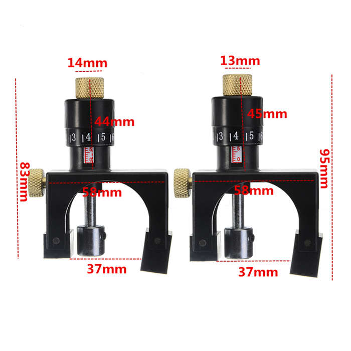 2 Pcs Woodworking Cutter Aligner Planer/Jointer Knife Setting Jig