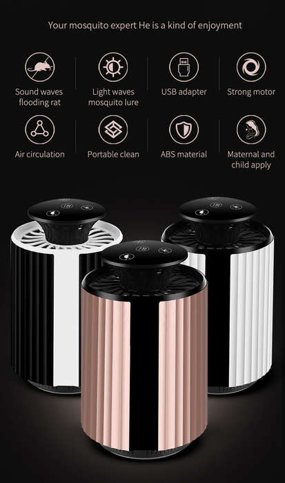 USB Photocatalyst Mosquito Killer Lamp Insect Dispeller..