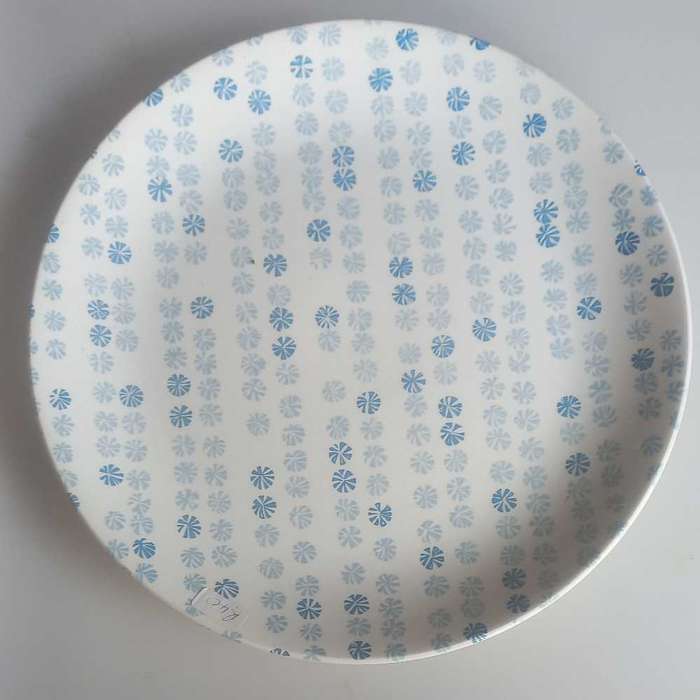 Vintage Blue Pacific plate