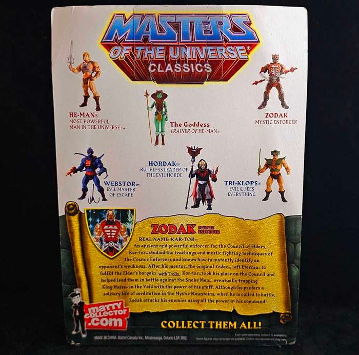 Mattel Masters of the Universe Classics Zodak (MOTUC)
